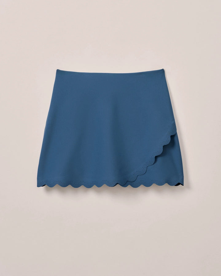 Sienna Scalloped Performance Skort