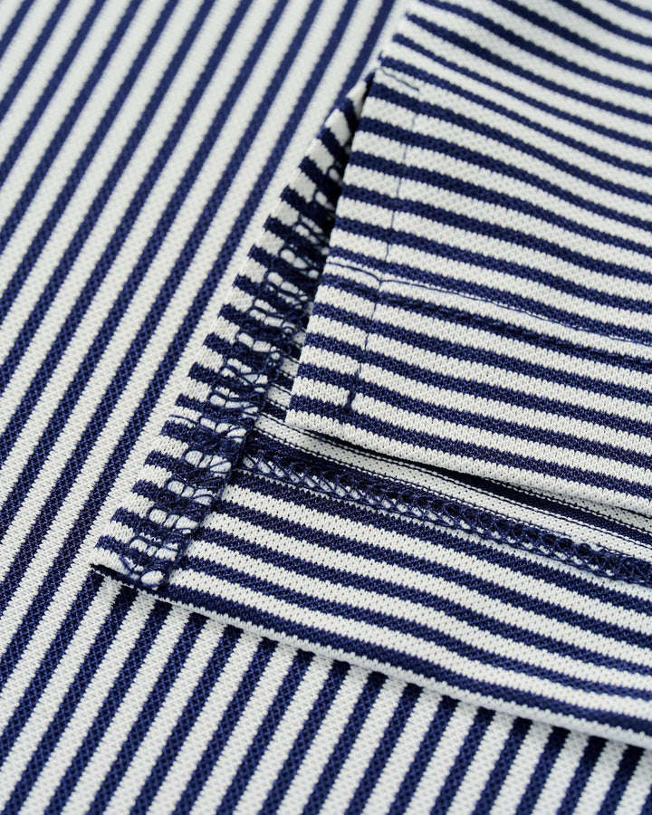Performance Mesh Polo - Dru Stripe